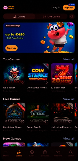 Iceaffiliate App screen